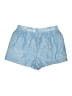 Shein 100% Polyester Paisley Blue Shorts Size 12 - photo 2