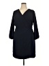 J.Crew Solid Black Casual Dress Size 18 - photo 1