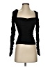 Reformation Black Long Sleeve Top Size S - photo 1