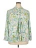 Susan Graver Green Long Sleeve Polo Size 2X - photo 1