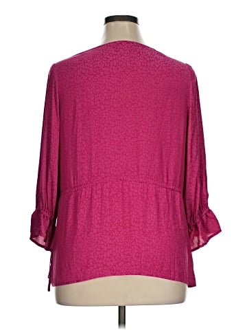 Evri 3/4 Sleeve Blouse (view 2)