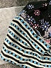 Free People Floral Paisley Blue 3/4 Sleeve Blouse Size XS - photo 8