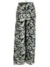 Shein 100% Polyester Tropical Blue Casual Pants Size XL - photo 1