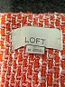 Ann Taylor LOFT Tweed Orange Jacket Size M - photo 6
