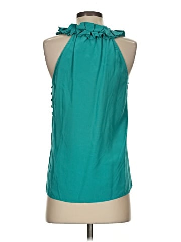Annie Griffin Sleeveless Silk Top (view 2)