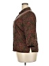 Unbranded Tweed Brown 3/4 Sleeve Button-Down Shirt Size 4X - photo 5