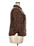 Unbranded Tweed Brown 3/4 Sleeve Button-Down Shirt Size 4X - photo 4