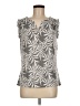 Micas Gray Sleeveless Blouse Size 8 - photo 1