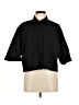 Zara Black 3/4 Sleeve Button-Down Shirt Size M - photo 1