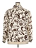 Judy Bond 100% Polyester Paisley Ivory Long Sleeve Blouse Size 22 - photo 2