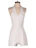 Assorted Brands Solid Ivory Romper Size S - photo 1