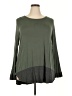 Cool Melon 100% Rayon Green Long Sleeve Top Size 3X - photo 1