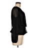 Express 100% Polyester Black Long Sleeve Blouse Size M - photo 4