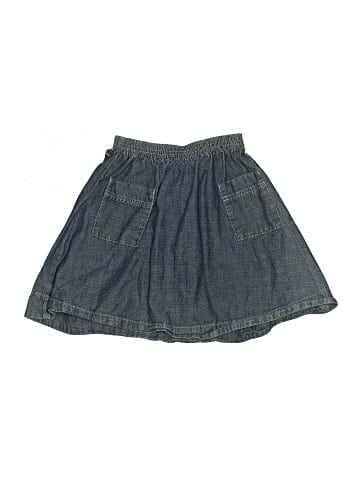 Tea Denim Skirt (view 1)