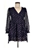 Aqua 100% Polyester Hearts Black Cocktail Dress Size M - photo 1
