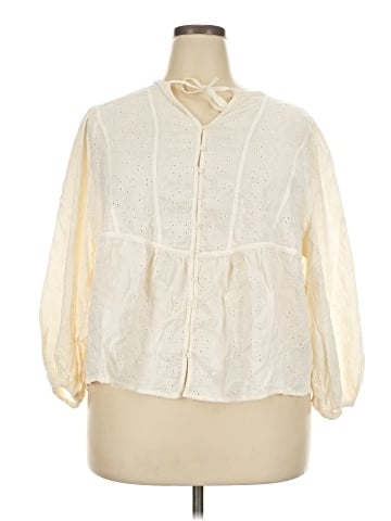 Old Navy 3/4 Sleeve Blouse (view 1)