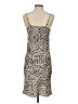 Krisa Animal Print Tan Cocktail Dress Size XS - photo 2
