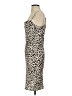 Krisa Animal Print Tan Cocktail Dress Size XS - photo 5