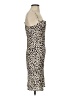 Krisa Animal Print Tan Cocktail Dress Size XS - photo 4