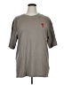 Assorted Brands Hearts Gray Short Sleeve T-Shirt Size 2XL - photo 1