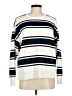 Danskin Stripes White Pullover Sweater Size M - photo 1