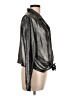 ASOS Design 100% Polyamide Metallic Silver Long Sleeve Blouse Size 12 - photo 4