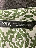 Zara Print Green Long Sleeve Button-Down Shirt Size S - photo 7