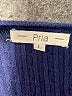 Pria 100% Cotton Stripes Blue Pullover Sweater Size L - photo 7