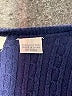 Pria 100% Cotton Stripes Blue Pullover Sweater Size L - photo 8