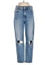 7 For All Mankind Hearts Blue Jeans Size 28 waist - photo 1