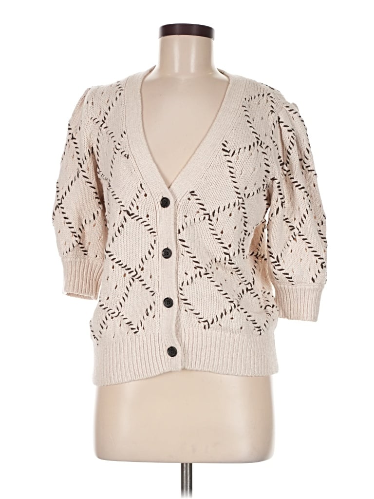 Pre-owned Rails Cardigan Sweater In Tan