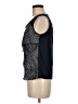 Alfani 100% Polyester Black Blue Sleeveless Blouse Size M (petite) - photo 5
