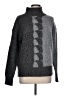 W by Worth Houndstooth Gray Turtleneck Sweater Size L - photo 1
