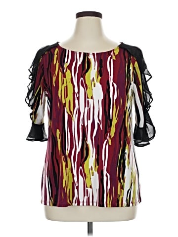 Bold Elements Short Sleeve Blouse (view 1)