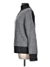 W by Worth Houndstooth Gray Turtleneck Sweater Size L - photo 5