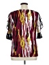 Bold Elements Burgundy Short Sleeve Blouse Size XL - photo 2
