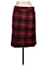 L.L.Bean Plaid Red Wool Skirt Size 12 - photo 2