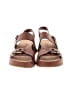 27 EDIT Brown Sandals Size 5 1/2 - photo 2