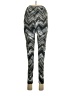Bobbie Brooks Chevron-herringbone Silver Leggings Size L - photo 2