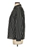 NY Collection Stripes Black Long Sleeve Blouse Size S - photo 5