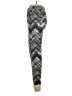 Bobbie Brooks Chevron-herringbone Silver Leggings Size L - photo 5