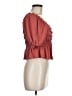 Mod On Trend Burgundy 3/4 Sleeve Blouse Size M - photo 4