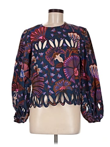 FARM Rio for Anthropologie Long Sleeve Blouse (view 1)