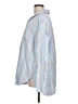 Easel Stripes Blue Long Sleeve Blouse Size L - photo 5