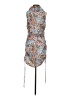 Unbranded 100% Polyester Paisley Blue Cocktail Dress Size XS (estimated) - photo 2