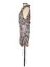 Unbranded 100% Polyester Paisley Blue Cocktail Dress Size XS (estimated) - photo 5