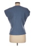 Lillusory Blue Short Sleeve Top Size M - photo 2