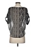 Imaginary Voyage Black 3/4 Sleeve Blouse Size XS - photo 2