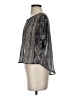 Imaginary Voyage Black 3/4 Sleeve Blouse Size XS - photo 5