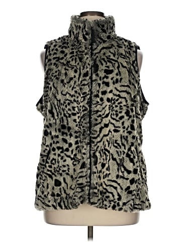 Coldwater Creek Faux Fur Vest (view 1)